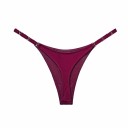 Dámská tanga se zlatými detaily hladké sexy spodní prádlo s minimálním zadním dílem na každodenní nošení 1