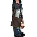 Dámská taška přes rameno Crossbody i do podpáží s nastavitelným popruhem 33,5 x 25 x 13,5 cm Voděodolný polyester Na cestování a dojíždění 13