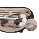 Dámská taška přes rameno s velkou kapacitou 20 l a kapsou na notebook 15,6" prošívaný design 41,5 x 15,1 x 30,5 cm na dojíždění i do školy 19