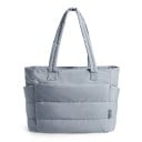 Dámská taška přes rameno s velkou kapacitou 20 l a kapsou na notebook 15,6" prošívaný design 41,5 x 15,1 x 30,5 cm na dojíždění i do školy 3