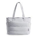 Dámská taška přes rameno s velkou kapacitou 20 l a kapsou na notebook 15,6" prošívaný design 41,5 x 15,1 x 30,5 cm na dojíždění i do školy 4