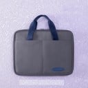 Damska torba na laptop Płaski kształt Dwa uchwyty Główna komora na zamek Podzielona przednia kieszeń Z poliestru Wymiary 37 x 27 x 1