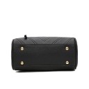 Damska torebka crossbody z górnym uchwytem i ozdobnym breloczkiem z pomponami Przednia kieszeń na zamek PU skóra i poliester 22 x 20 x 11 10