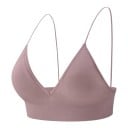 Dámská trojúhelníková podprsenka bralette s hlubokým výstřihem do V na tenkých ramínkách s nízkými zády a širokým spodním lemem 11