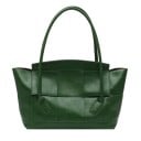 Dámska veľká taška cez rameno z umelej kože Shopper s pleteným vzorom na prednej strane Dlhé ucha Lesklý povrch 46,5 x 29 x 12 cm 8