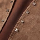 Dámska vesta s třásňami a kovovými cvočkami bez zapínania polyester elastan bez rukávov pre voľnočasové nosenie a štýlové vrstvenie 9