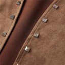 Dámská vesta s třásněmi a kovovými cvočky bez zapínání polyester elastan bez rukávů pro volnočasové nošení a stylové vrstvení 9