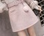 Dámská vlněná mini sukně s opaskem 2