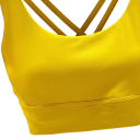 Damska zestaw leginsy i sportowy biustonosz, jednokolorowy, spandex, nylon 2