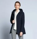 Dámska zimná bunda s kapucňou Chráni pred vetrom aj dažďom a snehom Prošívaný povrch Dvoucestný zips Bočné vrecká Polyester s bavlnou 20