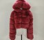 Dámska zimná bunda z umelej kožušiny P1481 10