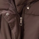 Dámska zimná bunda Zapínanie na zips a patentky Golier Šnúrka v páse Polyester bavlna Teplý zimný kabát Elegantná pohodlná bunda na chladné 6