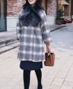 Dámská zimní šála z umělé kožešiny 90 x 20 cm Hebký a hřejivý doplněk s hustým vlasem Ke kabátu bundě i pletenému svetru 9