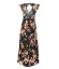 Dámské asymetrické šaty s květinami J1075 8
