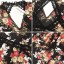 Dámske asymetrické šaty s kvetinami J1075 7
