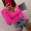 Dámske body s dlhým rukávom A2509 4