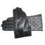 Dámské černé kožené rukavice 3