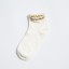 Dámske členkové ponožky s perlami A670 12