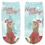 Dámske členkové ponožky - vianočný motív 16