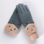 Dámske dotykové rukavice s medvedíkom J2815 2