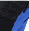 Dámske dvojfarebné džínsy - Modro-čierne 5