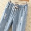 Dámske džínsy s gumou v páse A175 2