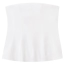 Dámske korsetové tílko Bez ramienok Jednobarevné Výstrih do O Priliehavý polyesterový top elegantný letný štýl 8