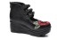 Dámské kotníkové boty s květinami A658 5