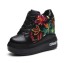 Dámské kotníkové boty s květinami J1102 5