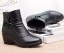 Dámské kotníkové boty s mašlí J1103 4