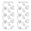 Dámské kotníkové ponožky s kočkami A665 10