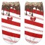 Dámské kotníkové ponožky - vánoční motiv 8