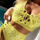Dámske krajkové bikiny J2378 4