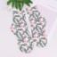 Dámske kvetinové ponožky A722 7