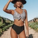 Dámské leopardí bikiny P1099 1