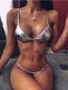 Dámske lesklé bikiny P767 2