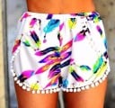 Dámské letní šortky s pírky 1