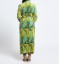 Dámske maxi šaty s tropickým vzorom 4