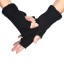 Dámske pletené rukavice bez prstov - Čierne 1