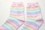 Dámske ponožky s farebnými pruhmi 8