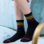 Dámske ponožky s farebnými prúžkami 3