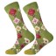 Dámske ponožky s kvetinami 5