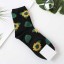 Dámske ponožky s kvetinami 5