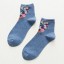 Dámské ponožky s květinami 20