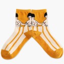 Dámské ponožky s obrázky Bavlna polyester 4