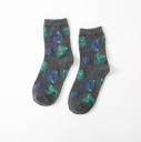 Dámské ponožky s ovocem Bavlna polyester 2