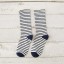 Dámske ponožky s prúžkami 15