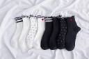 Dámské ponožky s volánky Bavlna spandex 9