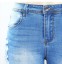 Dámske potrhané džínsy 3
