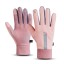Dámské protiskluzové zateplené rukavice Vodotěsné rukavice pro ženy Rukavice s podporou dotyku na diplej Dámské rukavice proti větru a chladu 1